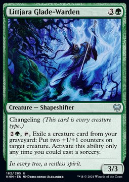 Littjara Glade-Warden⁣ - Kaldheim⁣ (Uncommon)⁣ [182]