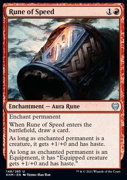 Rune of Speed⁣ - Kaldheim⁣ (Uncommon)⁣ [148]