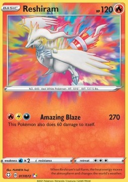 Reshiram⁣ - Shining Fates⁣ (Amazing Rare)⁣ [17]