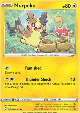Morpeko⁣ - Shining Fates⁣ (Common)⁣ [35]