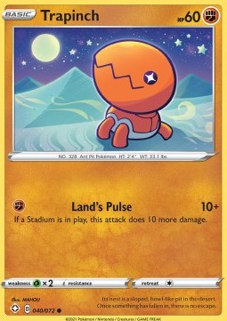 Trapinch⁣ - Shining Fates⁣ (Common)⁣ [40]