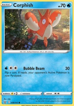 Corphish⁣ - Battle Styles⁣ (Common)⁣ [38]