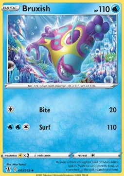 Bruxish⁣ - Battle Styles⁣ (Uncommon)⁣ [43]