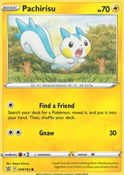 Pachirisu⁣ - Battle Styles⁣ (Common)⁣ [49]