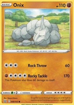 Onix⁣ - Battle Styles⁣ (Common)⁣ [68]