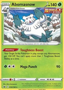 Abomasnow⁣ - Chilling Reign⁣ (Rare)⁣ [010]