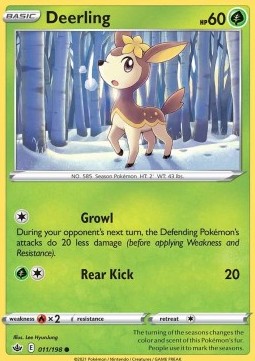 Deerling⁣ - Chilling Reign⁣ (Common)⁣ [011]