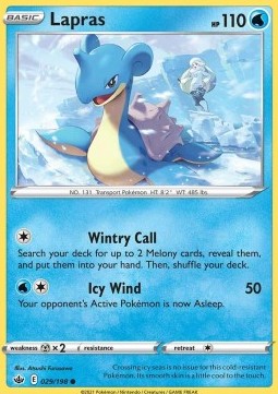 Lapras⁣ - Chilling Reign⁣ (Common)⁣ [029]