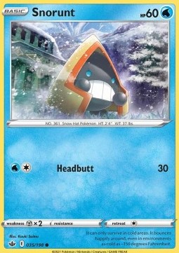 Snorunt⁣ - Chilling Reign⁣ (Common)⁣ [035]