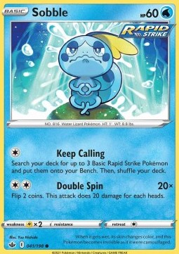 Sobble⁣ - Chilling Reign⁣ (Common)⁣ [041]