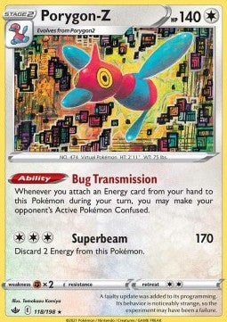 Porygon-Z⁣ - Chilling Reign⁣ (Holo Rare)⁣ [118]
