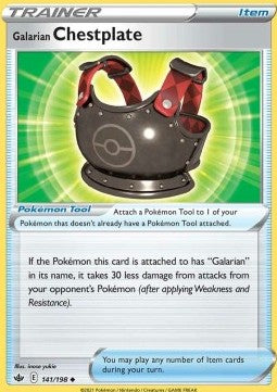 Galarian Chestplate⁣ - Chilling Reign⁣ (Uncommon)⁣ [141]