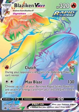 Blaziken VMAX⁣ - Chilling Reign⁣ (Secret Rare)⁣ [200]