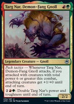 Targ Nar, Demon-Fang Gnoll⁣ - Adventures in the Forgotten Realms⁣ (Uncommon)⁣ [234]