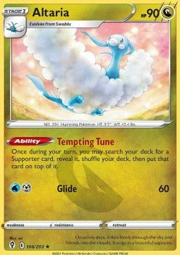 Altaria⁣ - Evolving Skies⁣ (Rare)⁣ [106]