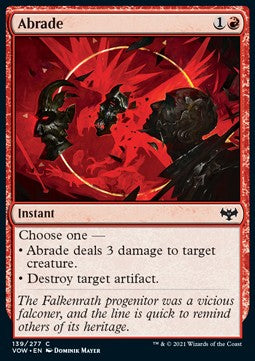 Abrade - Innistrad: Crimson Vow (Common) [VOW-139]