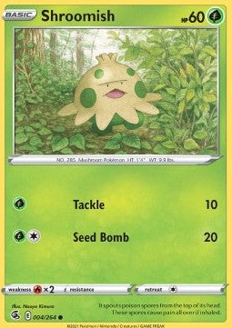 Shroomish⁣ - Fusion Strike⁣ (Common)⁣ [004]