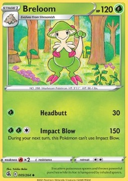 Breloom⁣ - Fusion Strike⁣ (Uncommon)⁣ [005]