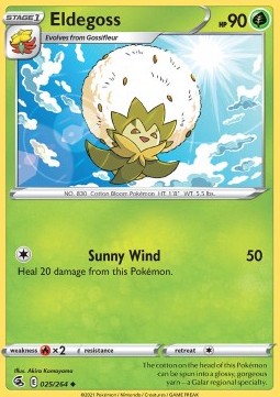 Eldegoss⁣ - Fusion Strike⁣ (Uncommon)⁣ [025]