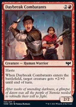 Daybreak Combatants - Innistrad: Crimson Vow (Common) [VOW-153]