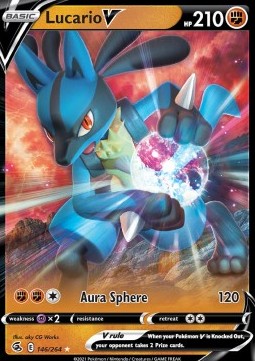 Lucario V⁣ - Fusion Strike⁣ (Ultra Rare)⁣ [146]