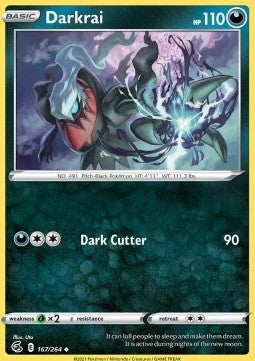 Darkrai⁣ - Fusion Strike⁣ (Uncommon)⁣ [167]
