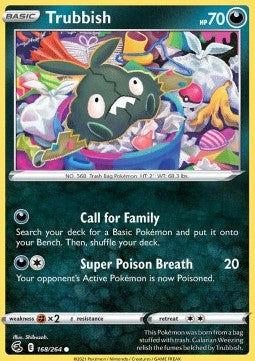 Trubbish⁣ - Fusion Strike⁣ (Common)⁣ [168]