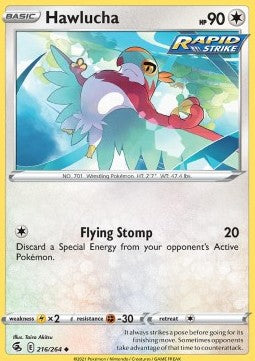 Hawlucha⁣ - Fusion Strike⁣ (Uncommon)⁣ [216]