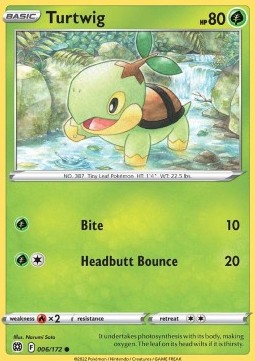 Turtwig⁣ - Brilliant Stars⁣ (Common)⁣ [006]