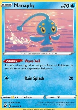 Manaphy⁣ - Brilliant Stars⁣ (Rare)⁣ [041]