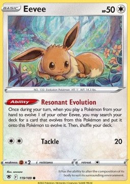 Eevee⁣ - Astral Radiance⁣ (Common)⁣ [119]