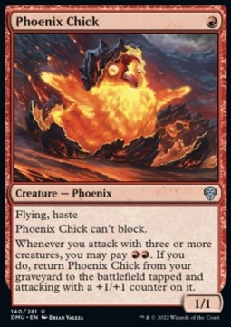 Phoenix Chick⁣ - Dominaria United⁣ (Uncommon)⁣ [140]