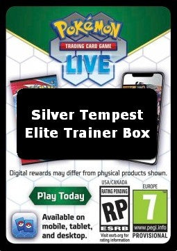 Live Code Card (Elite Trainer Box)⁣ - Silver Tempest⁣ (Online Code Card)