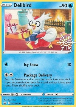 Delibird⁣ - Chilling Reign⁣ (Promo)⁣ [032]