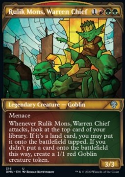 Rulik Mons, Warren Chief (V.1)⁣ - Dominaria United: Extras⁣ (Uncommon)⁣ [316]