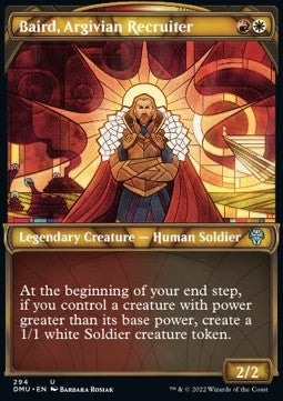 Baird, Argivian Recruiter (V.1)⁣ - Dominaria United: Extras⁣ (Uncommon)⁣ [294]