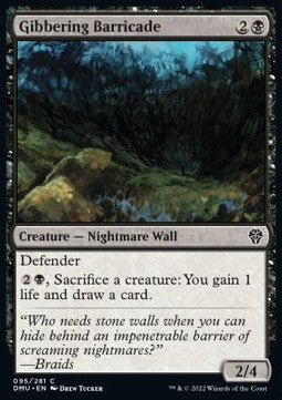 Gibbering Barricade - Dominaria United (Common) [DMU-95]