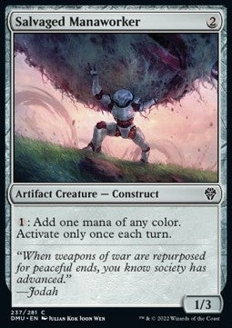 Salvaged Manaworker⁣ - Dominaria United⁣ (Common)⁣ [237]