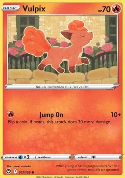 Vulpix⁣ - Silver Tempest⁣ (Common)⁣ [017]