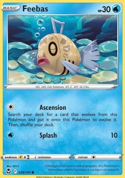 Feebas⁣ - Silver Tempest⁣ (Common)⁣ [039]