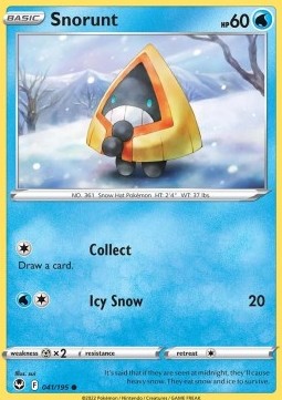 Snorunt⁣ - Silver Tempest⁣ (Common)⁣ [041]