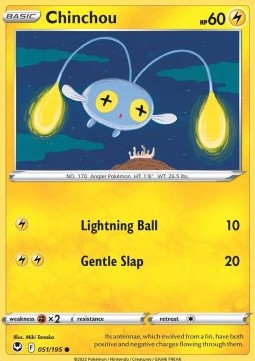 Chinchou⁣ - Silver Tempest⁣ (Common)⁣ [051]