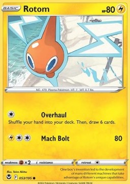 Rotom⁣ - Silver Tempest⁣ (Common)⁣ [053]