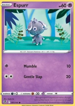 Espurr⁣ - Silver Tempest⁣ (Common)⁣ [081]