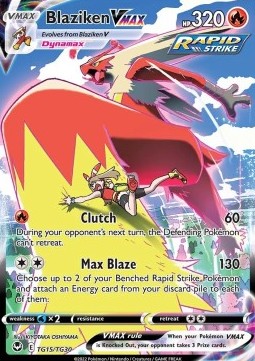 Blaziken VMAX⁣ - Silver Tempest⁣ (Ultra Rare)⁣ [TG15]