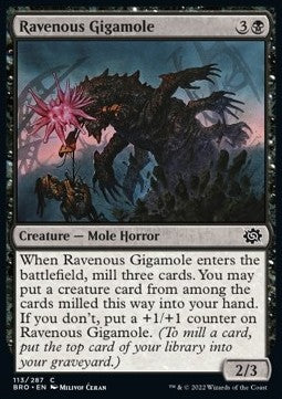 Ravenous Gigamole - The Brothers' War (Common) [BRO-113]