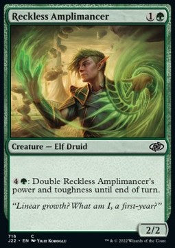 Reckless Amplimancer⁣ - Jumpstart 2022⁣ (Common)⁣ [716]