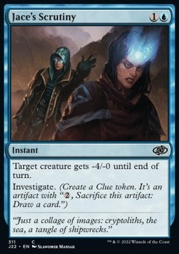 Jace's Scrutiny⁣ - Jumpstart 2022⁣ (Common)⁣ [311]