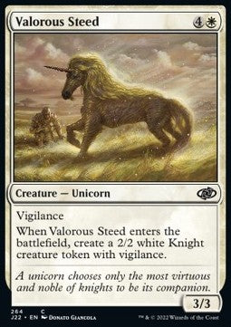 Valorous Steed⁣ - Jumpstart 2022⁣ (Common)⁣ [264]