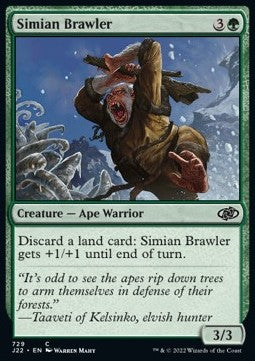 Simian Brawler⁣ - Jumpstart 2022⁣ (Common)⁣ [729]